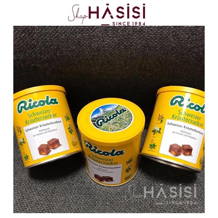 Kẹo Ngâm Thông Cổ Thụy Sĩ RICOLA - Schweizer Krauterzucker 250g