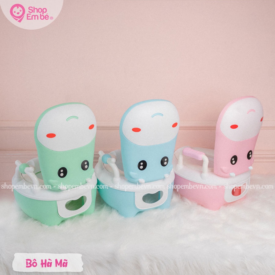 Bô Vệ Sinh An Toàn Cho Bé Hình Hà Mã Ngộ Nghĩnh