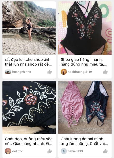 Bikini một mảnh liền thân thêu hoa sang chảnh, xuất dư xịn chống SPF50+, chống UV100 | BigBuy360 - bigbuy360.vn