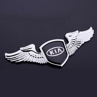 Logo đôi cánh kim loại dán capo xe ô tô