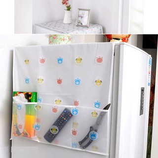 TẤM PHỦ TỦ LẠNH CÓ Ô ĐỂ ĐỒ