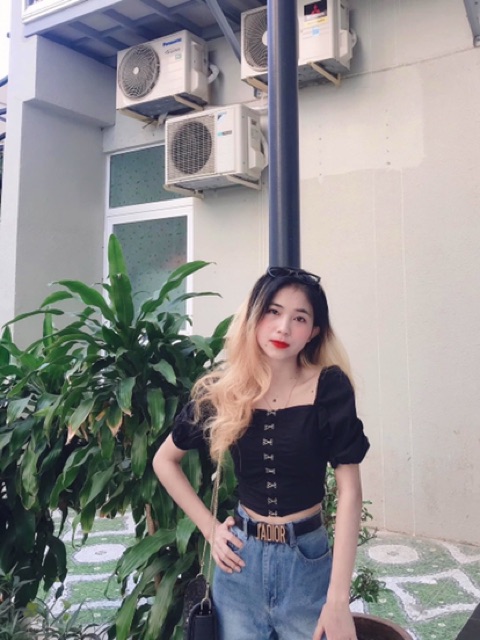 Quần baggy bò