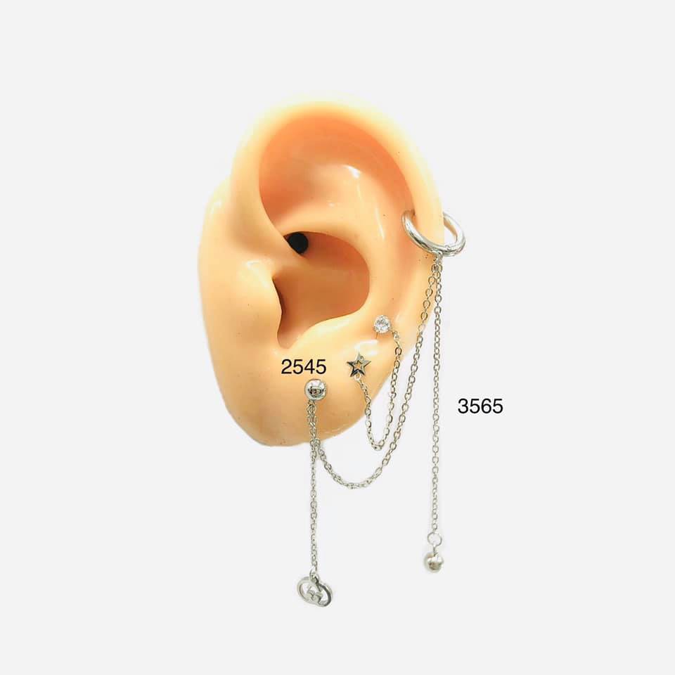 KHUYÊN VÒNG XÍCH 2 LỖ CÁ TÍNH - KHUYÊN THÉP KO GỈ