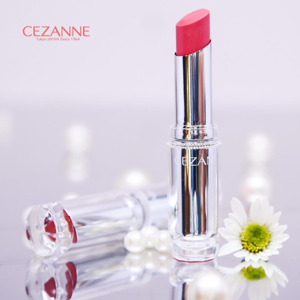 [Nhật nội địa] Son môi Cezanne Lasting Gloss Lip thỏi son dưỡng bóng nhiều màu 3.2g