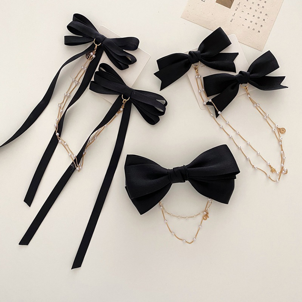 Kẹp tóc gắn hình nơ đáng yêu cho nữ