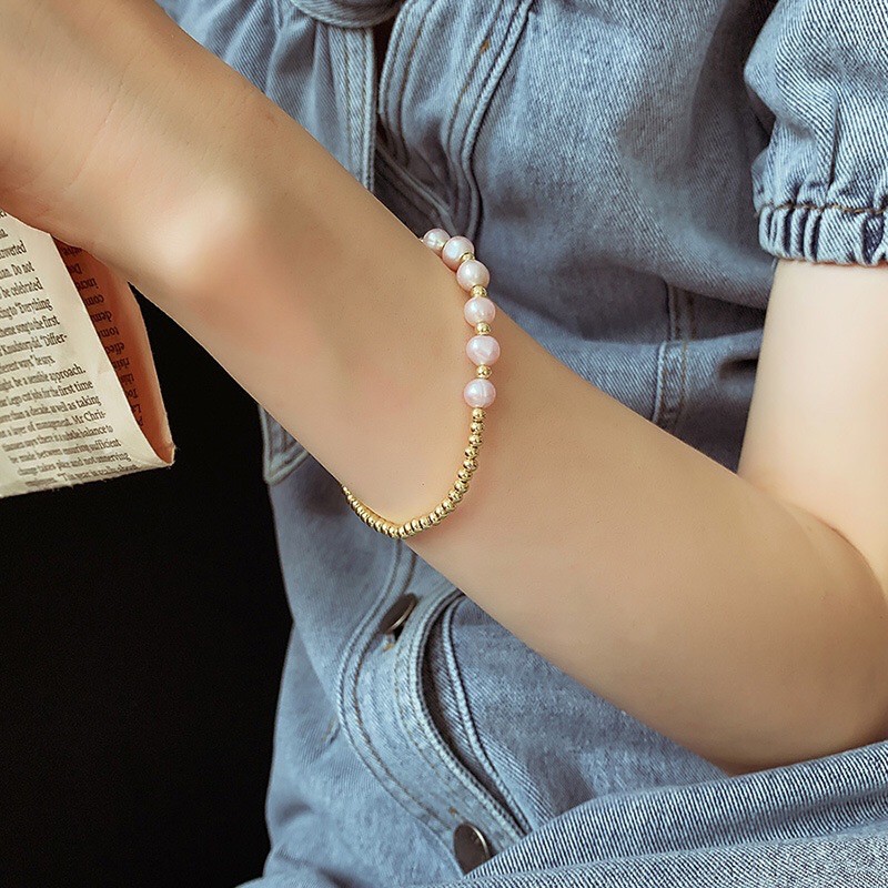 Vòng tay hạt 6ly mix bi full vòng