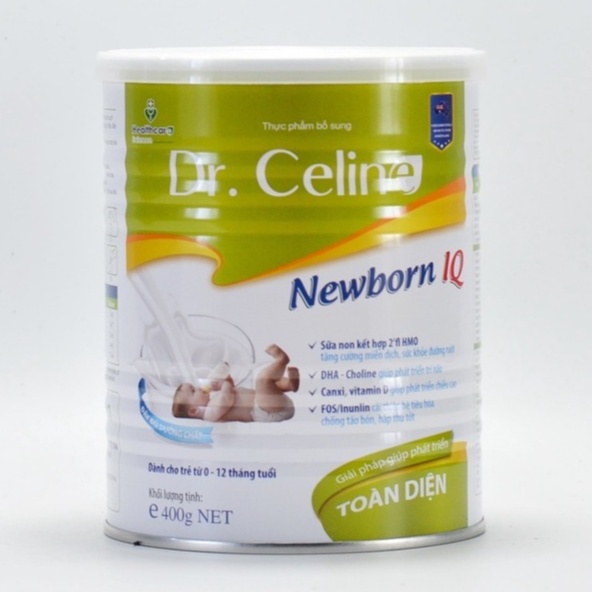 Sữa bột Dr. Celine Newborn IQ 400g