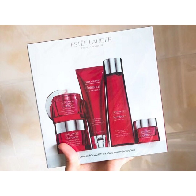 Set Bộ Dưỡng Da Estee Lauder Estee Lauder Nutritious 5 món
