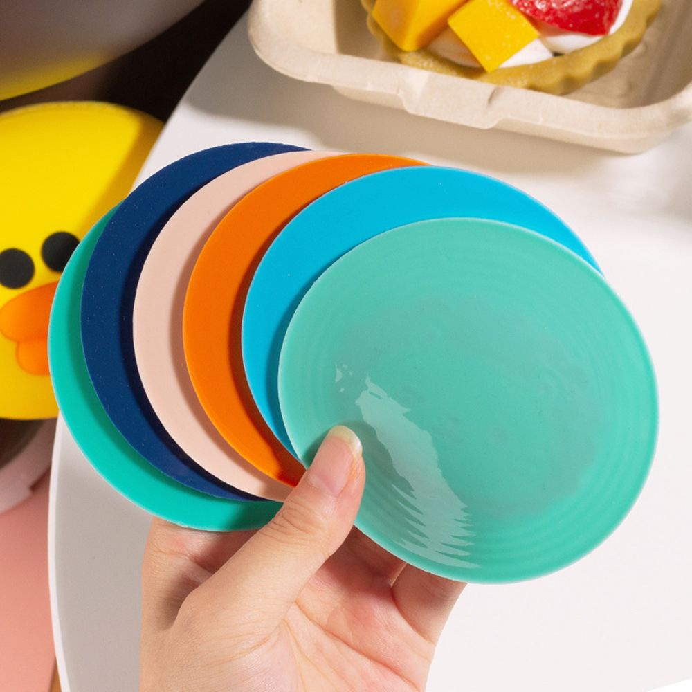 Miếng lót ly tách silicone chịu nhiệt thiết kế hoạt hình đáng yêu