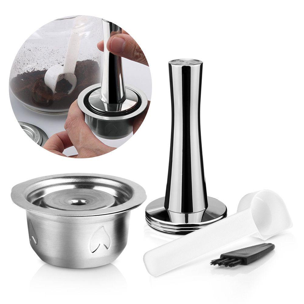 CONOPERY Dụng Cụ Pha Cà Phê Espresso Gồm Muỗng Và Cọ Có Thể Tái Sử Dụng Cho Nespresso