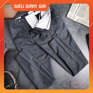 [Bão Sale ⚡️⚡️] Quần Tây Nam Công Sở BrookBrothers Giữ Form Tốt, Trẻ Trung Với Họa Tiết Caro Lịch Lãm OutletFashion