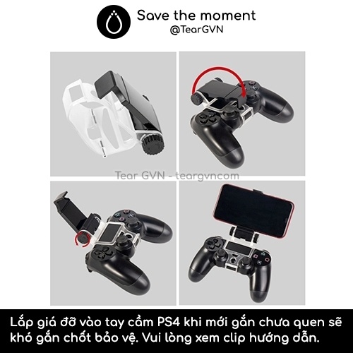 Giá giữ tay cầm PS4 (DOBE) cho điện thoại