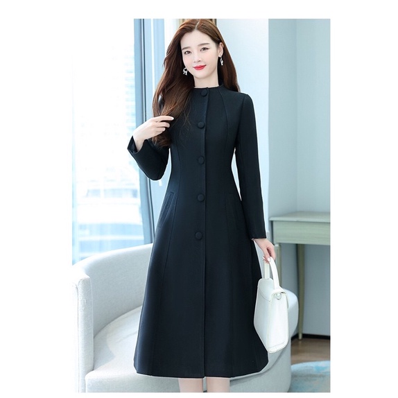 Áo khoác dạ măng tô Nữ cao cấp