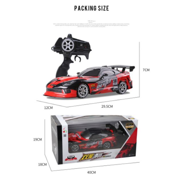 Xe điều khiển Drift tốc độ cao 35km/h