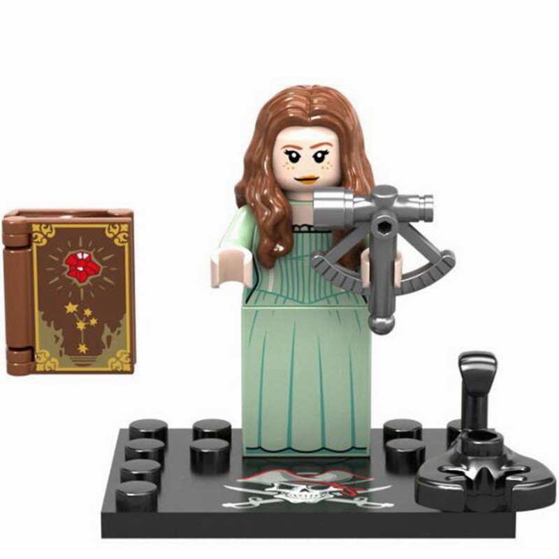 Mô hình lego mô phỏng nhân vật cướp biển Jack Sparrow/Davy Jones Elizabeth