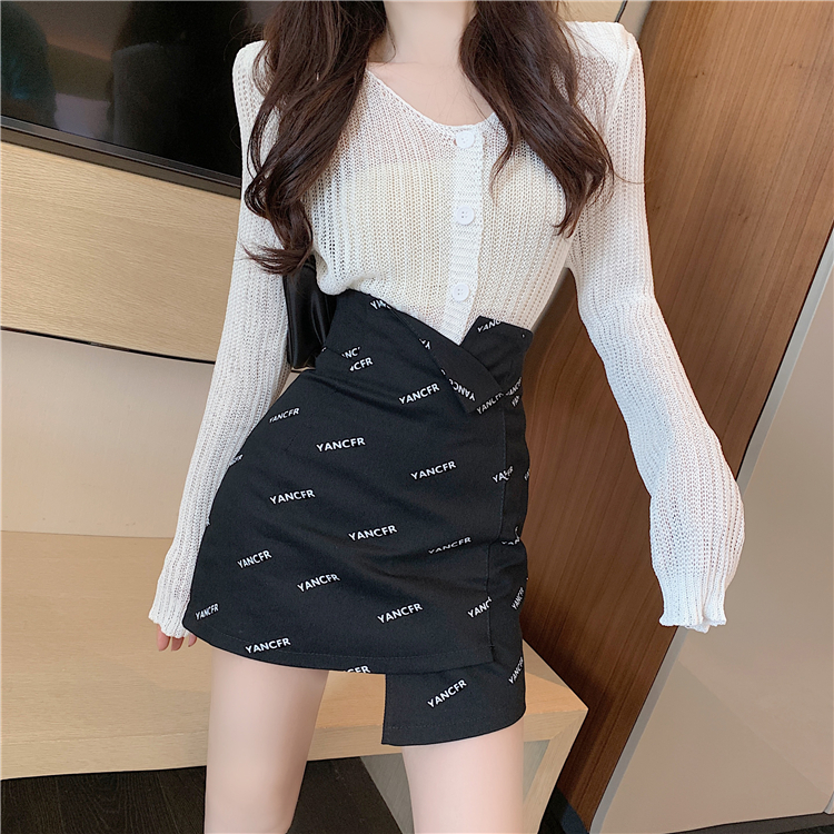 Chân Váy Lưng Cao Dáng Chữ A Phong Cách Hàn Quốc | BigBuy360 - bigbuy360.vn