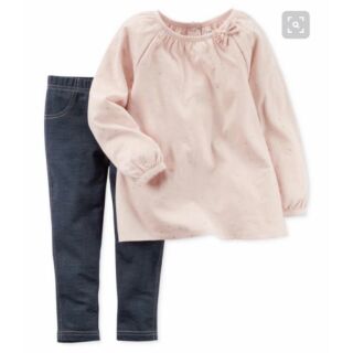 Set bộ carter bé gái xuất dư