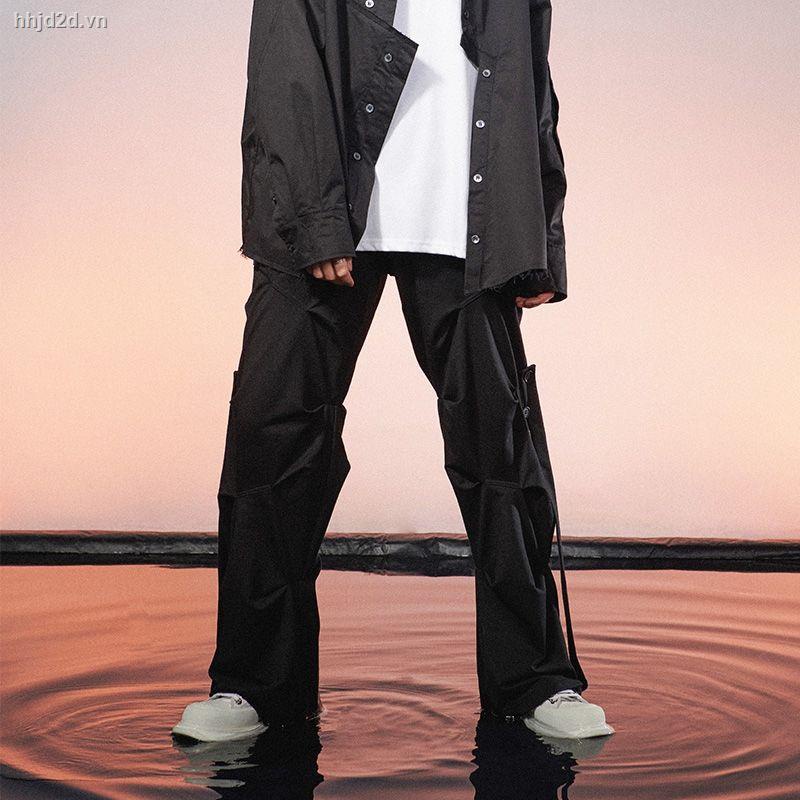 Quần Dài Dáng Rộng Ống Suông Xếp Ly Thời Trang Cao Cấp Cho Nam Và Nữ