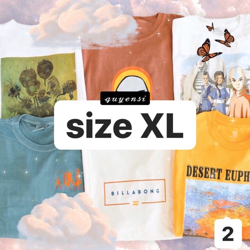 [MẪU SIZE XL-2] Áo thun Mỹ loại 1 chọn mẫu qua ảnh, Áo phông Mỹ unisex 2hand hàng tuyển nam nữ giá rẻ (quyensi)