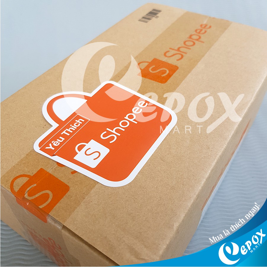 [RẺ VÔ ĐỊCH] Sticker Shop Yêu Thích Shopee  - Set 100 tờ