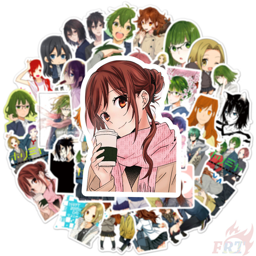 ❉ Horimiya Series 01 - Anime Hori Kyōko Miyamura Izumi Stickers ❉ 50Pcs/Set DIY Luggage Laptop Skateboard Doodle Decals Stickers
