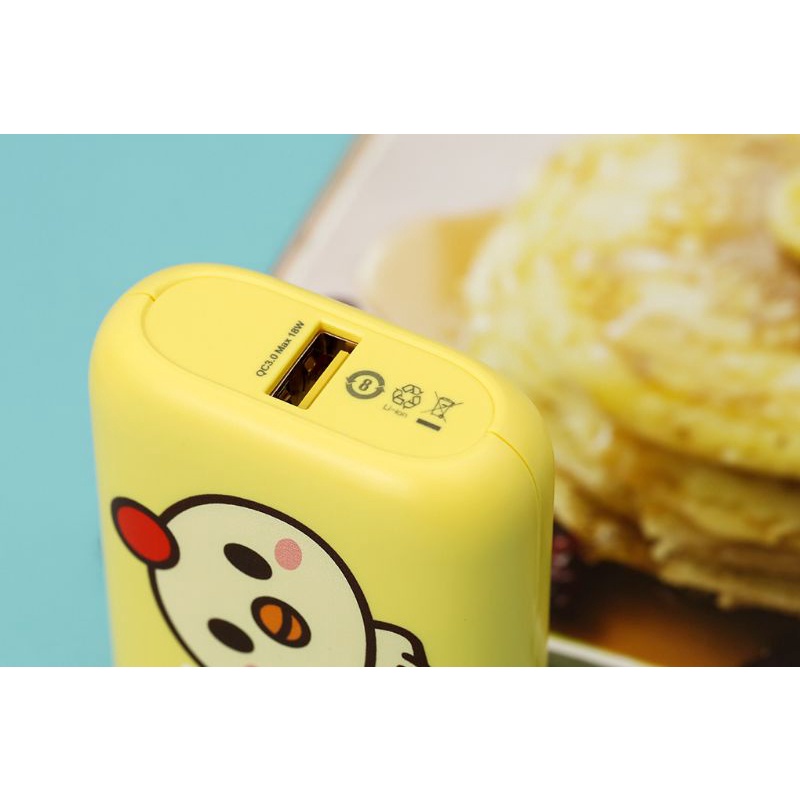 Pin sạc dự phòng 10000mAh Type C PD QC3.0 Hydrus PB299S Vàng 2nd 99% nobox