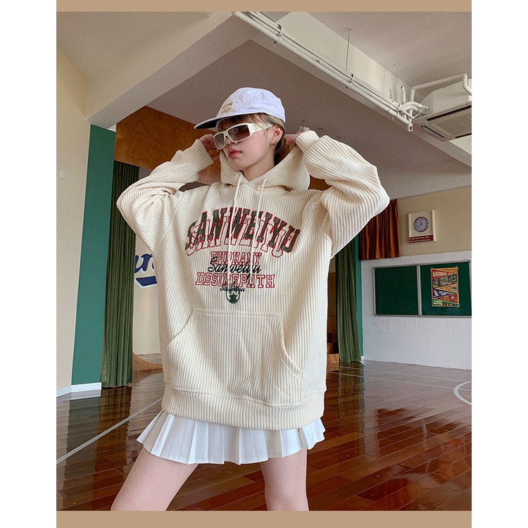 Áo Hoodies Có Nón Dài Tay Thời Trang Nữ