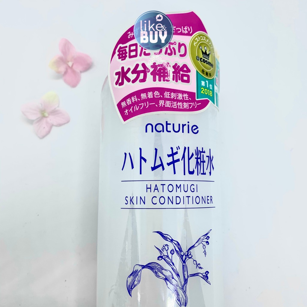 Toner Naturie Hatomugi Skin Conditioner nước hoa hồng ý dĩ 500ml - hàng nội địa Nhật