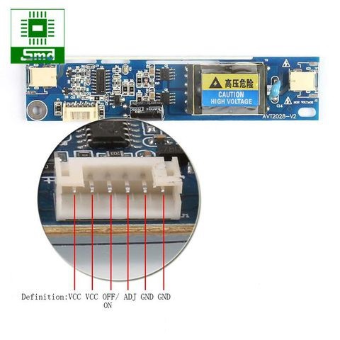 Board cao áp màn hình LCD 2 cổng ra