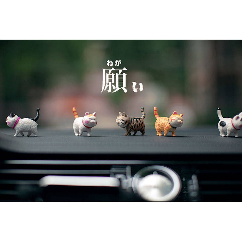 Cute Japanese Style Kitten Doll Car Decoration inside the Car Car Dashboard Instrument Panel Decoration Supplies Fqqq