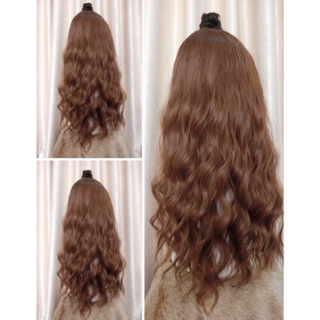 Tóc chữ u xoăn sóng nước - hình thật