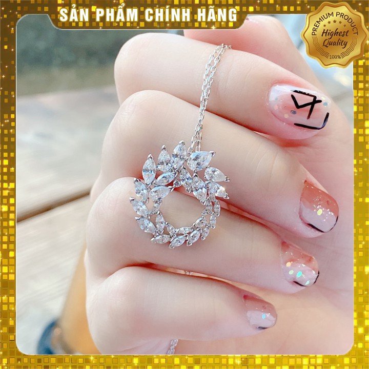 Dây Chuyền Nữ SWAROVSKI Louison Đính Đá Trắng Sáng Lấp Lánh Thời Trang Xinh Hết Nấc