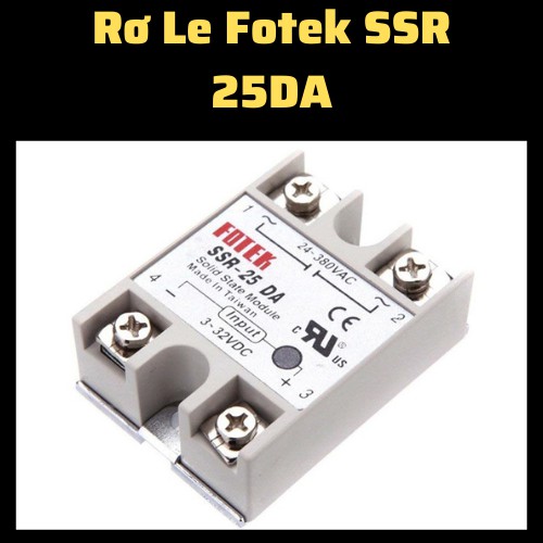 Rơ le fotek ssr,relay, rơ le [Đủ loại] loaij 10 DA, SSR 10DA, fotek