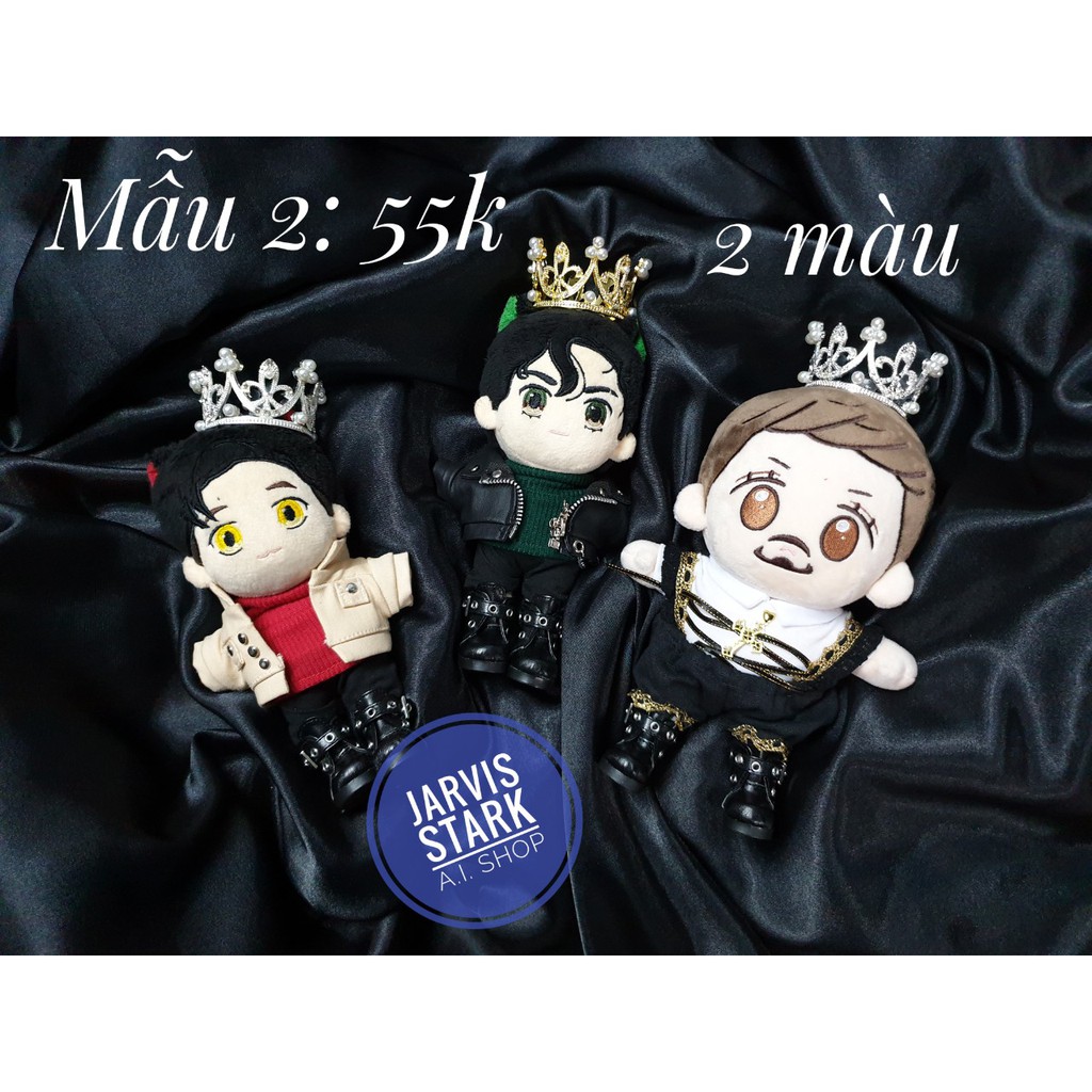 Trang sức đội đầu vương miện nhỏ cho doll