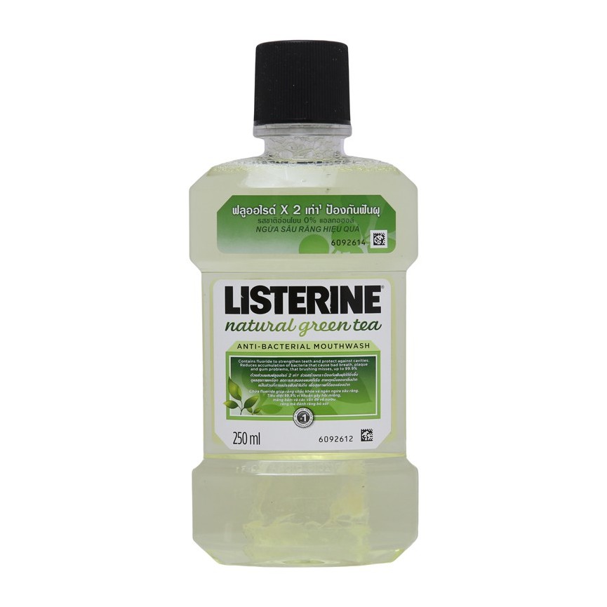 Nước súc miệng ngừa sâu răng Listerine trà xanh 250ml