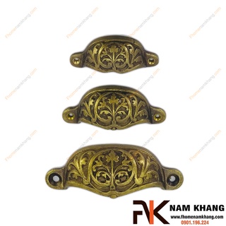 Tay nắm tủ đồng cổ nkd008-c