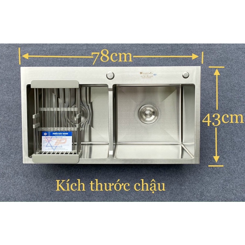 Chậu rửa bát inox 304 Kagol