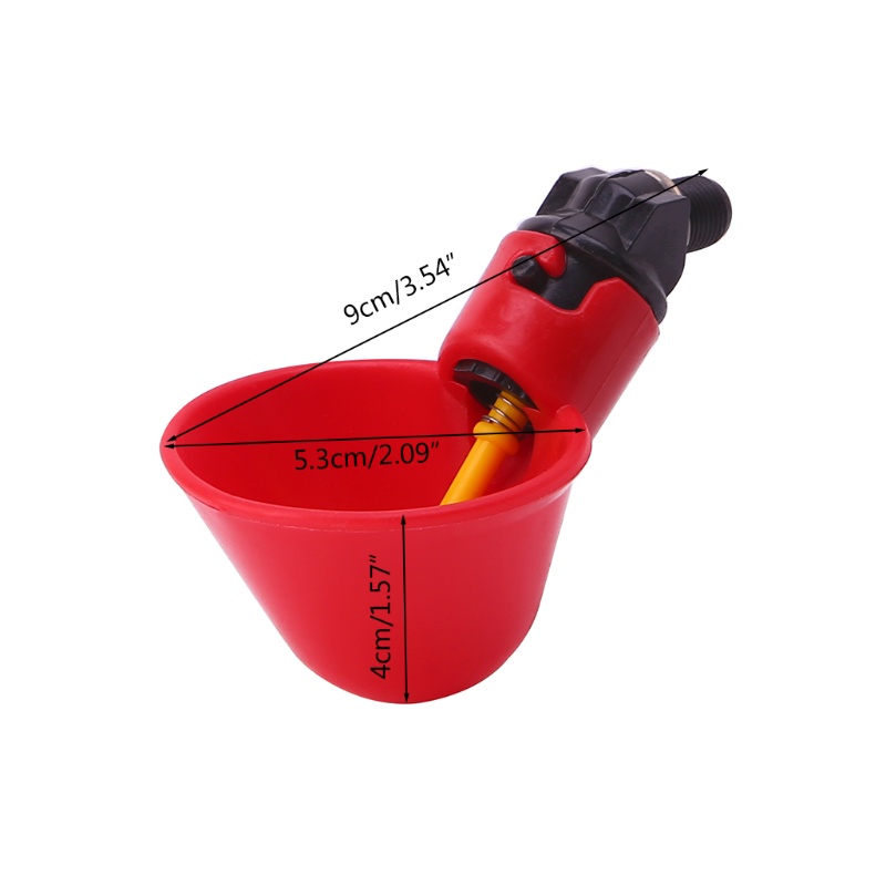 Cốc Uống Nước Tự Động 3 Inch Cho Gà Vịt Vịt Thỏ