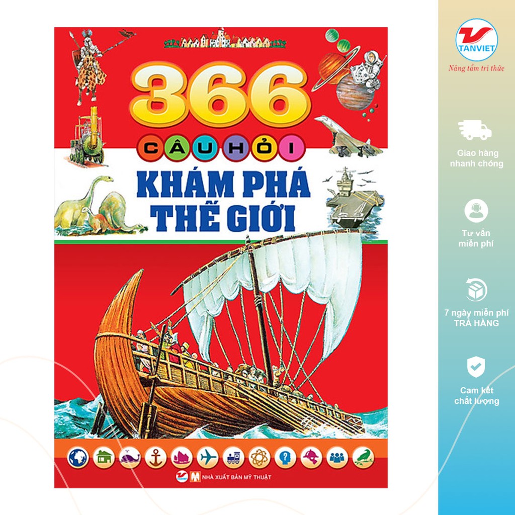 Sách - 366 Câu Hỏi Khám Phá Thế Giới