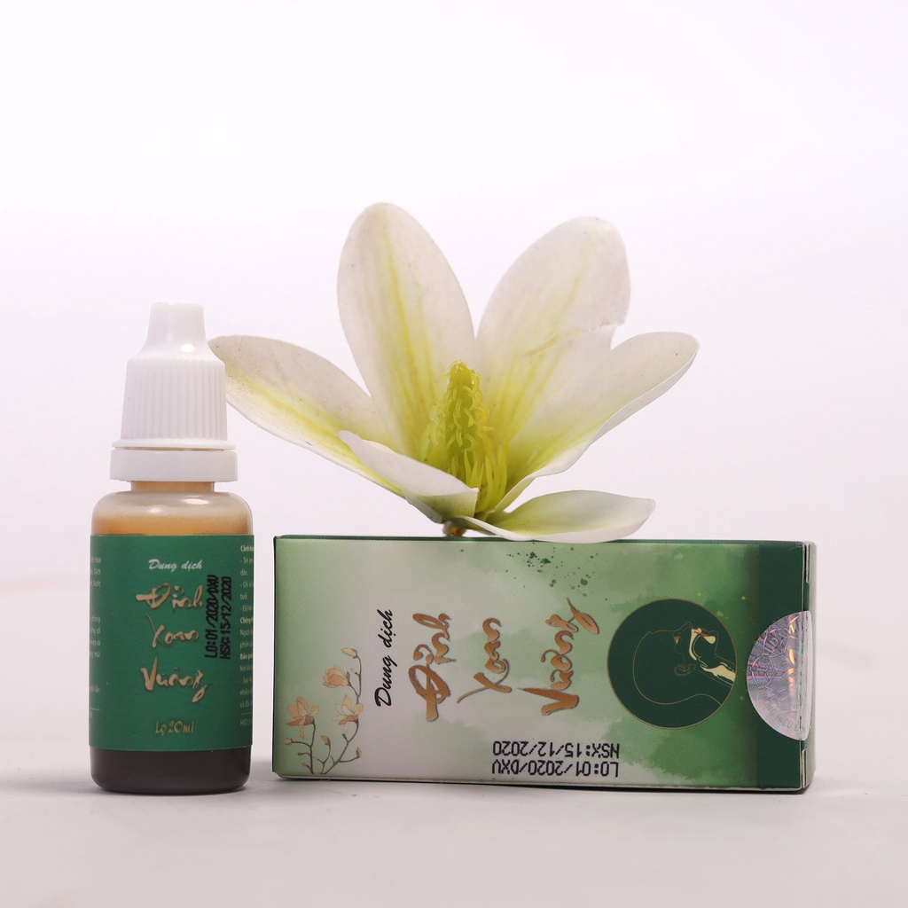 Dung dịch nhỏ mũi thảo dược Đỉnh Xoan Vương lọ 20ml hỗ trợ viêm xoang mũi dị ứng, giúp giảm đau đầu - Đông Y Lan Chi