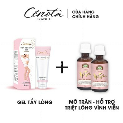 Mỡ trăn Cenota 50ml, mỡ trăn hỗ trợ triệt lông vĩnh viễn - Store Việt