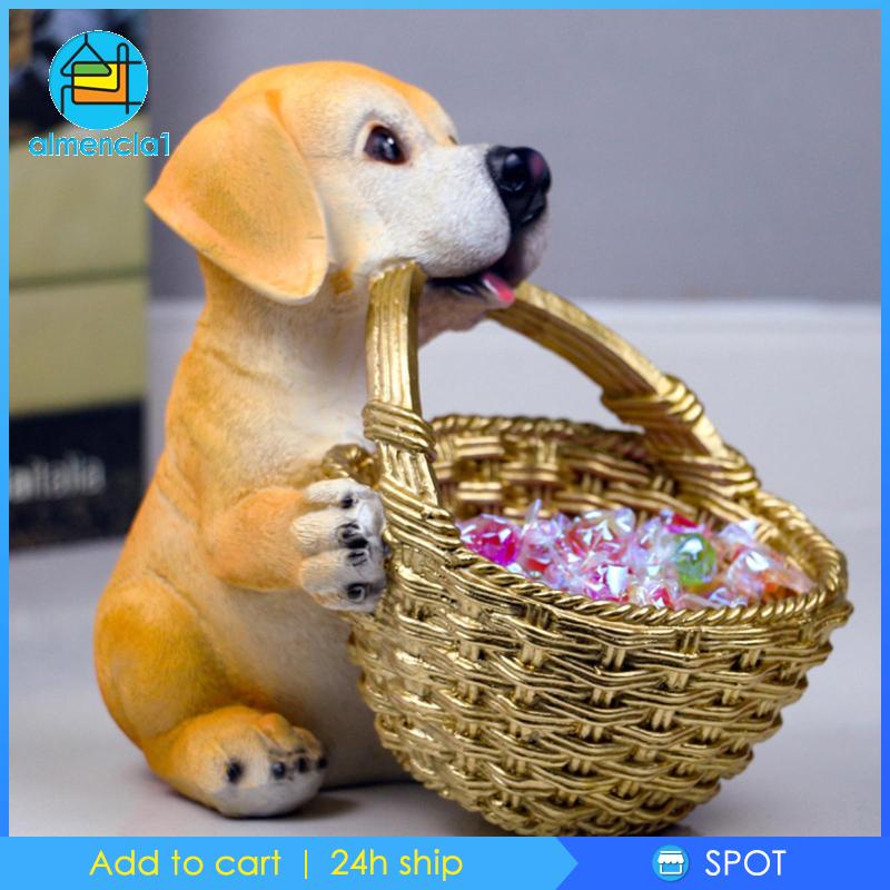 Giỏ Đựng Đồ Dùng Văn Phòng / Đồ Dùng Hình Chú Chó Để Bàn Trang Trí