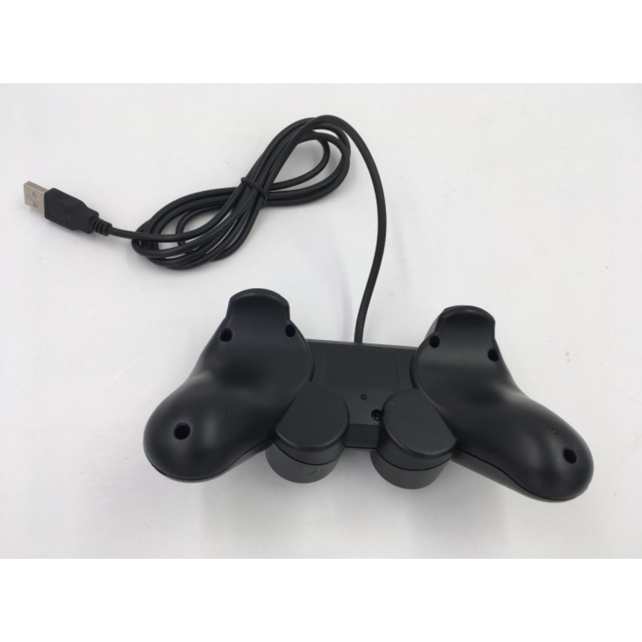 Tay cầm chơi game PS2 có dây kết nối USB cho PC / Laptop