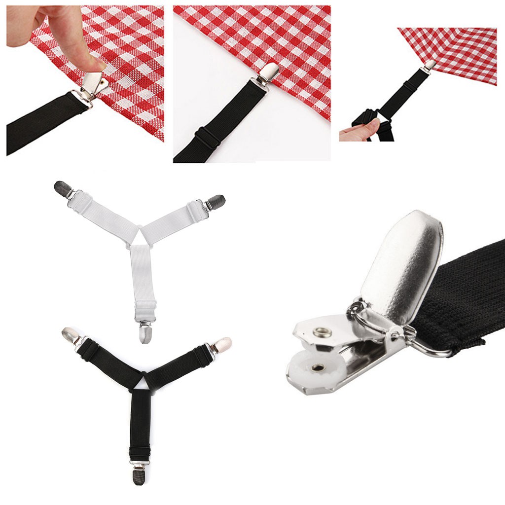 Bộ 4 đai kẹp căng giữ ga trải giường hình tam giác tiện lợi