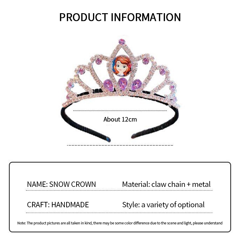 Vương Miện Công Chúa Elsa Xinh Xắn Cho Bé Gái