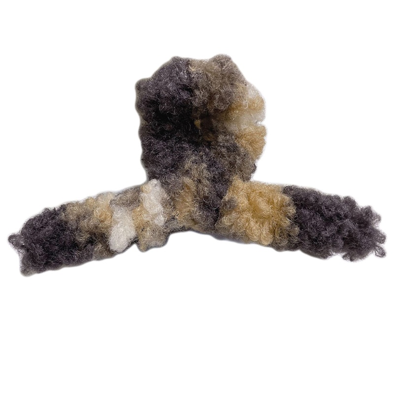 Kẹp Tóc Càng Cua Phủ Lông Thời Trang Xinh Xắn