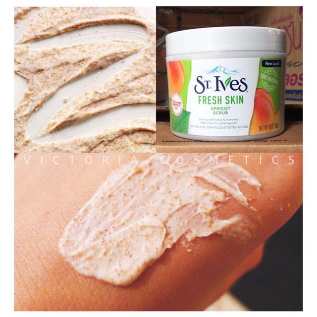 🍑Kem Tẩy Tế Bào Chết St.Ives Fresh Skin Apricot Scrub🍑