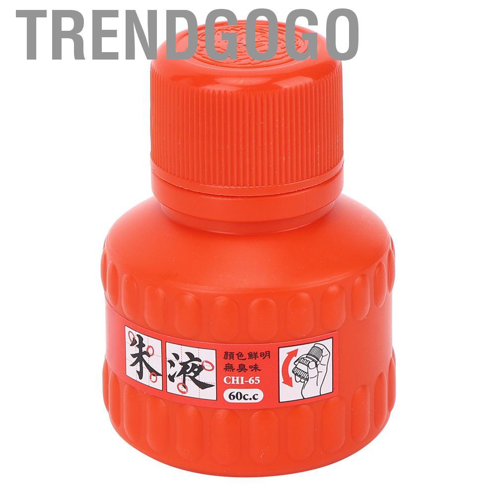 (Hàng Mới Về) Mực Vẽ Thư Pháp Màu Đỏ Phong Cách Trung Hoa 60ml