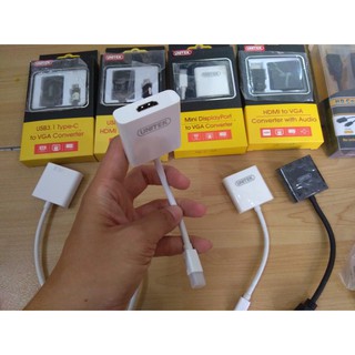 Thanh lý Mini Displayport to VGA cáp chuyển loai thuong, loai Unitek còn mới - đồ ăn vặt