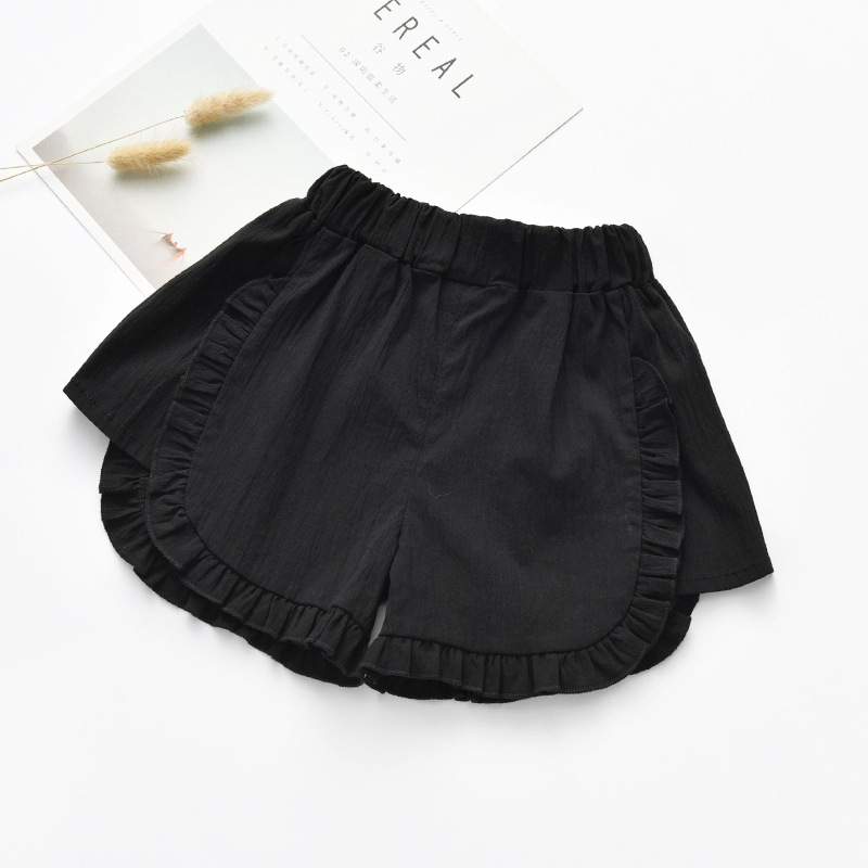 Quần Short Màu Trơn Cho Bé Gái